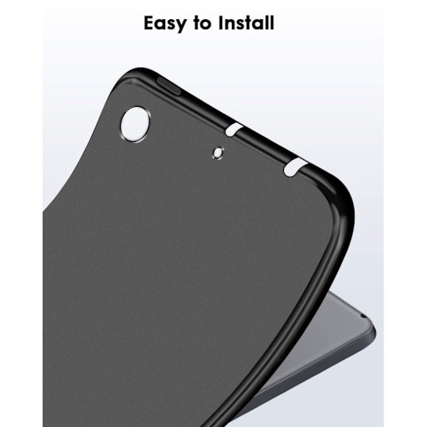 iPad 10.2 (2019) enkelt hållbart fodral Svart