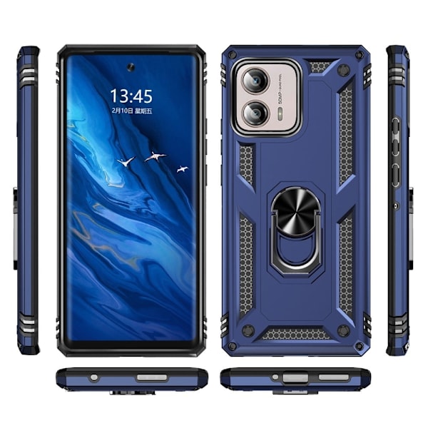 Bofink Combat Motorola Edge Plus (2023) Etui - Blå Blue