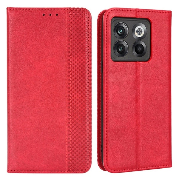 Bofink Vintage läder OnePlus Ace Pro / OnePlus 10T fodral - Röd Röd