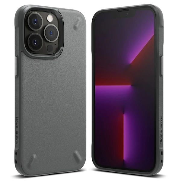 RINGKE ONYX - iPhone 13 Pro Max - Mörkgrå Silvergrå