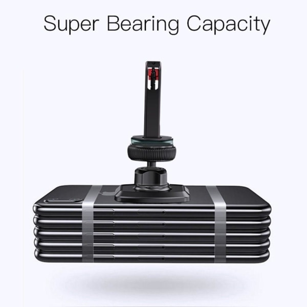 YESIDO C128 rotatable car phone mount hook clip air vent holder Svart