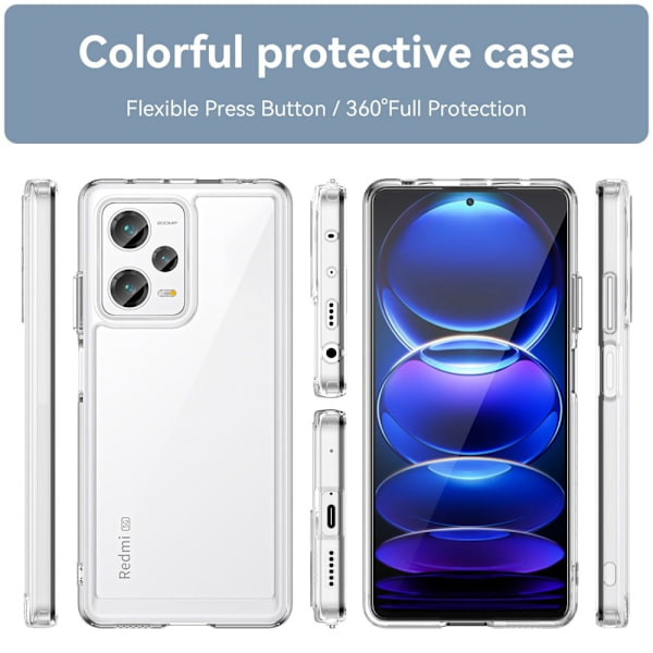 Xiaomi Redmi Note 12 Pro Plus smart akryl cover - Transparent Transparent