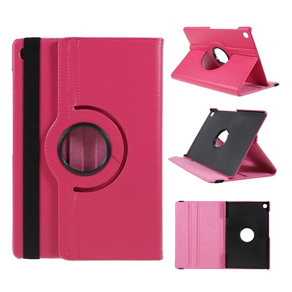 Samsung Galaxy Tab S5e litchi nahkakotelo - Ruusu Pink