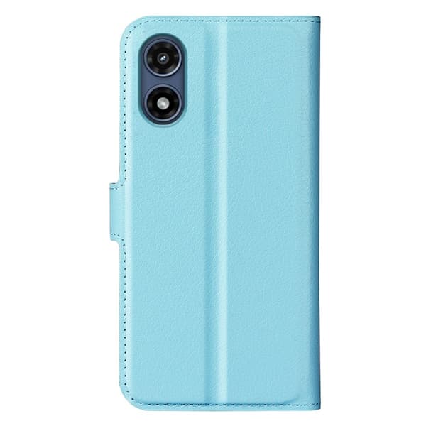 Classic Motorola Moto G Play (2024) flip etui - Blå Blue