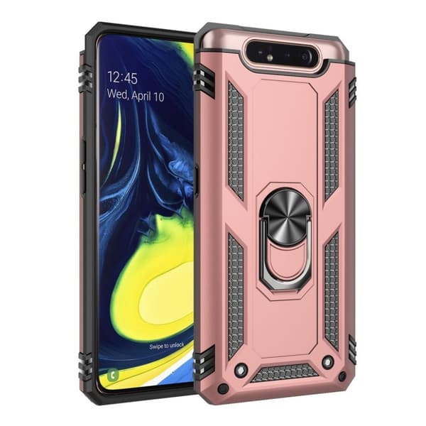 Bofink Combat Samsung Galaxy A80 deksel - Rose gull Pink