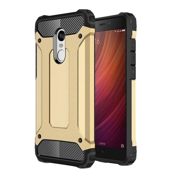 Xiaomi Redmi Note 4 Deksel laget av plastikk og silikon - Gull Gold