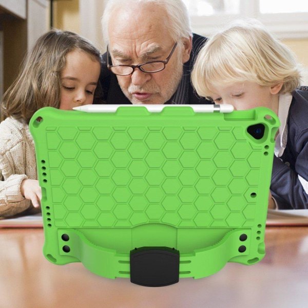 iPad 10.2 (2019) honeycomb EVA hybrid etui - Grøn Green