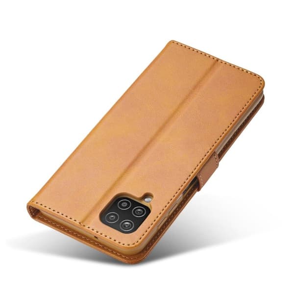 LC.Imeeke Samsung Galaxy A22 4G Läppäkotelo - Ruskea Brown