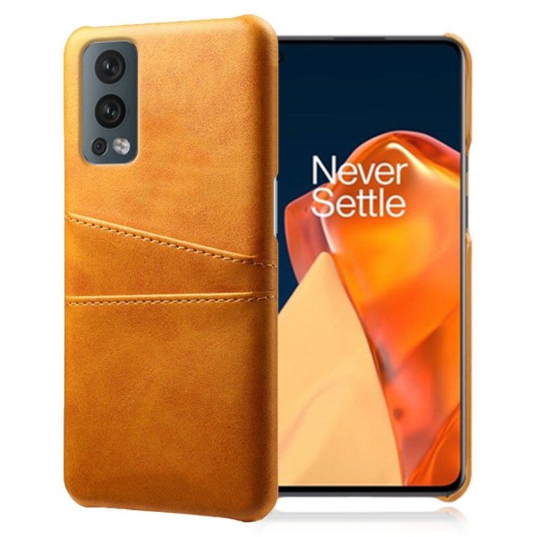OnePlus Nord 2 5G skal med korthållare - Orange Orange
