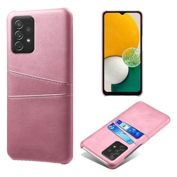 Samsung Galaxy A73 skal med korthållare - Rosa Rosa