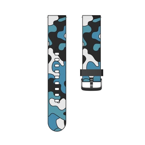 Urrem med camouflage-tema til dit Huawei- og Amazfit-ur - Blå Blue