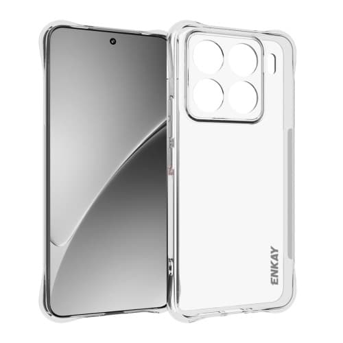 ENKAY klart fallsikkert etui for Xiaomi 15 Pro Transparent