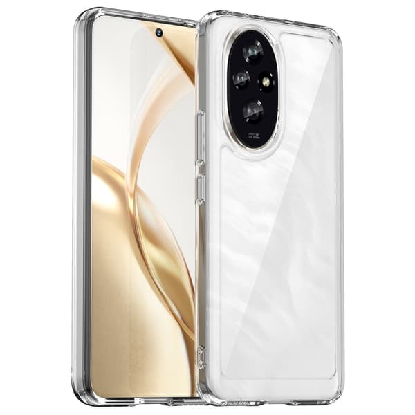 Blødt og mat Honor 200 cover - Transparent Transparent