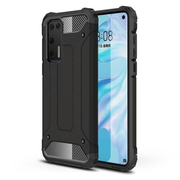 Armour Guard Huawei P40 skal - Svart Svart
