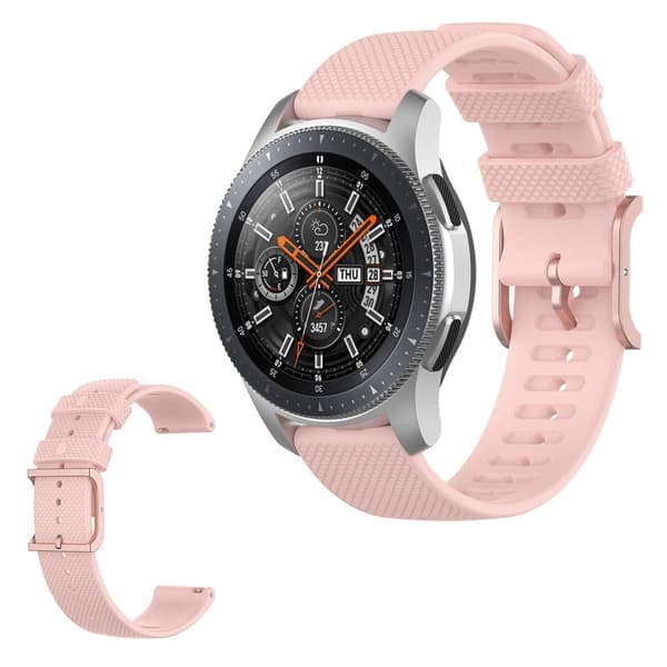 Silikoneurrem til Samsung Galaxy Watch 3 (45mm) / Watch (46mm) - Lyserød Pink