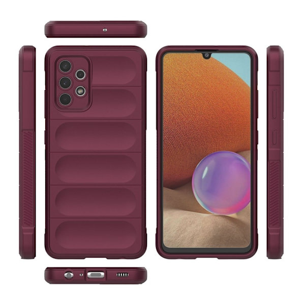 Blødt grebsformet cover til Samsung Galaxy A32 - Rød Red
