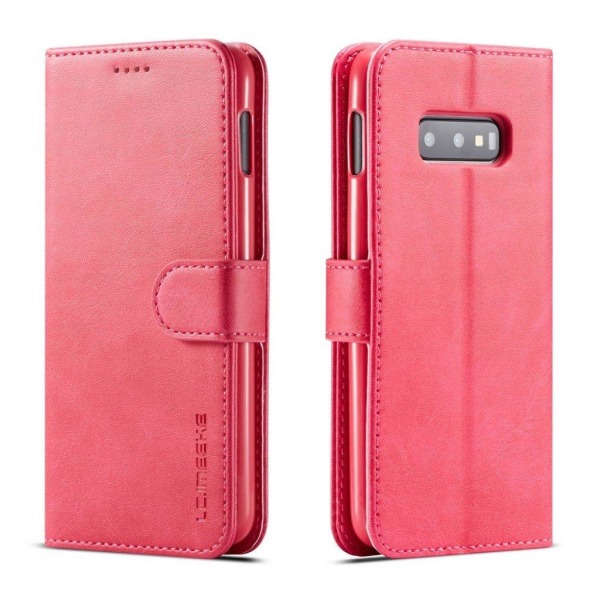 LC.IMEEKE Samsung Galaxy S10e flip case - Ruusu Pink