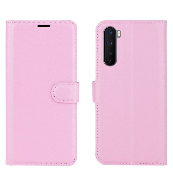 Classic OnePlus Nord Flip Etui - Lyserød Pink