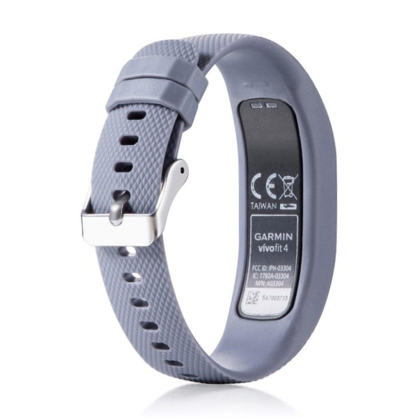 Garmin Vivofit 4-kellon vaihtoranneke - Harmaa Silver grey