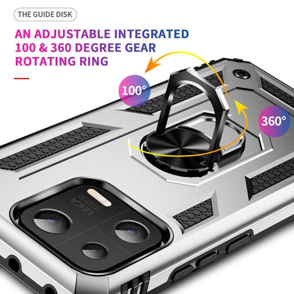 Bofink Combat Xiaomi 13 Suojakotelo - Hopea Silver grey