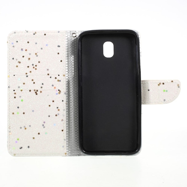 Glitter Samsung Galaxy J7 (2017) skal - Vit Vit
