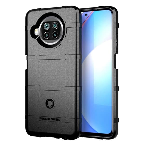 Rugged Shield Xiaomi Mi 10T Lite 5G kotelot - Musta Black