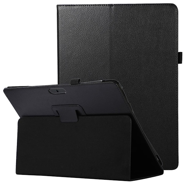 Microsoft Surface Pro 8 (8PX-00020) flipfodral i PU-läder med litchitextur - Svart Svart