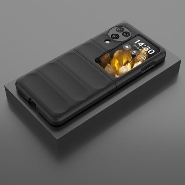 Deksel med mykt grep for Oppo Find N3 - Svart Black