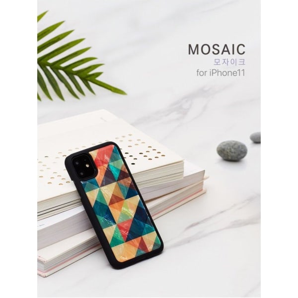 iKins premium etui til iPhone 11 - Mosaik Multicolor