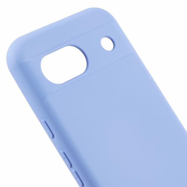 Google Pixel 8a Etui Arc Edge 2.0mm Silky Soft Touch Fleksibelt telefon cover - Lilla Purple