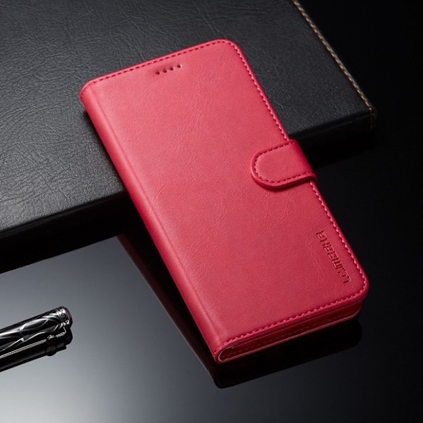 LC.IMEEKE Huawei Mate 20 Lite mobiletui i kunstlæder med kortholder - Rosa Pink