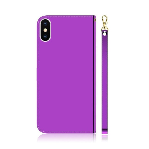 Mirror iPhone XS kotelot - Violetti Purple