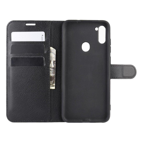 Classic Samsung Galaxy A11 etui - Sort Black