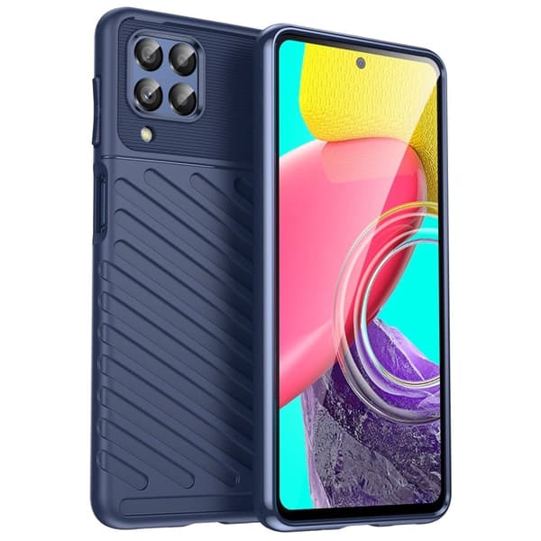 Thunder Samsung Galaxy M53 5G skal - Blå Blå