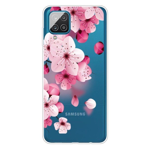 Deco Samsung Galaxy A12 5G skal - Rosa Blomma Rosa