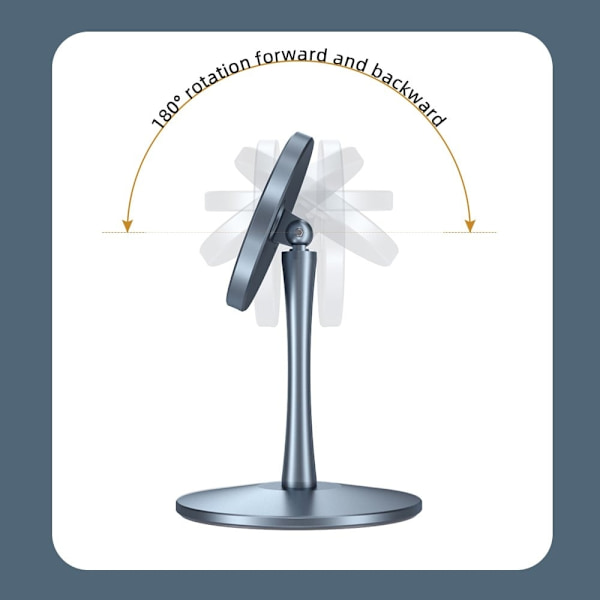 ESSAGER Universal magnetisk oplader og telefonholder Silver grey