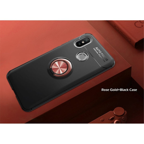 Ringo cover - Xiaomi Mi A2 – Sort / Rødguld Black