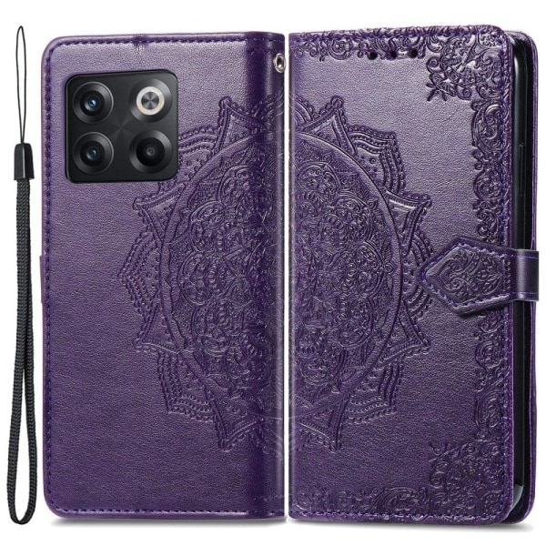 Mandala OnePlus 10T / Ace Pro Flip Fodral - Lila Lila