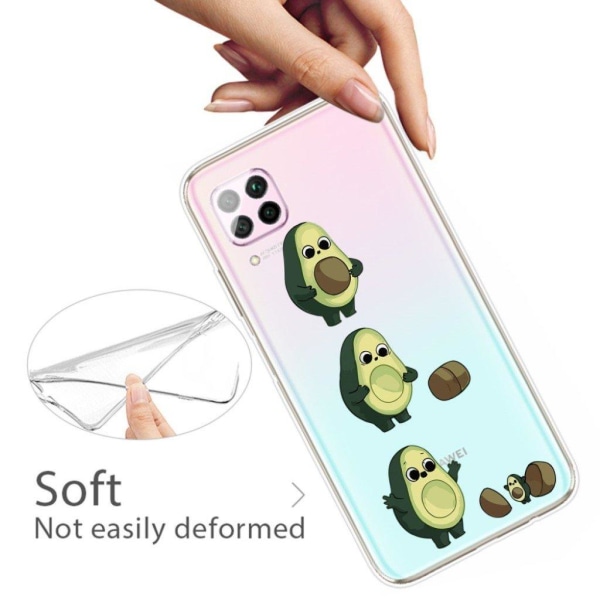 Deco Huawei P40 Lite / Nova 6 SE Cover - Avocado Multicolor