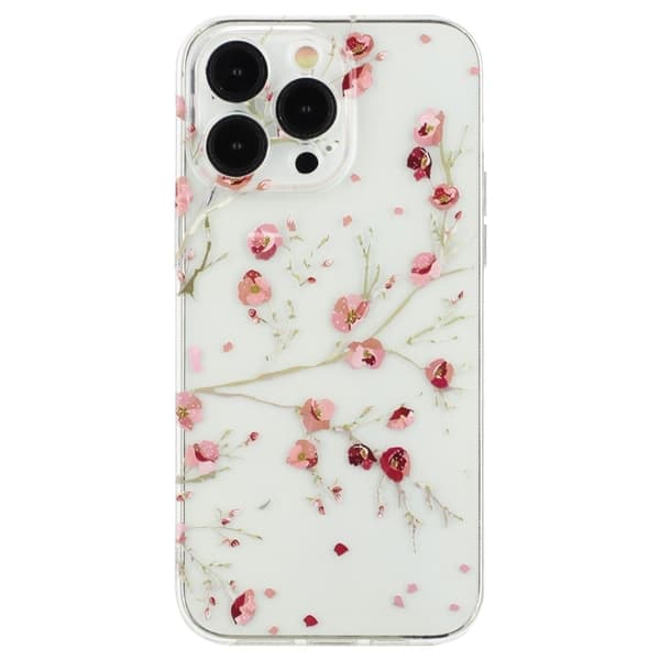 Deco iPhone 15 Pro Max skal - Blomma Rosa