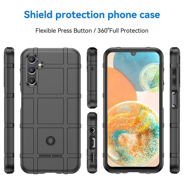 Rugged Shield Samsung Galaxy M44 skal - Svart Svart