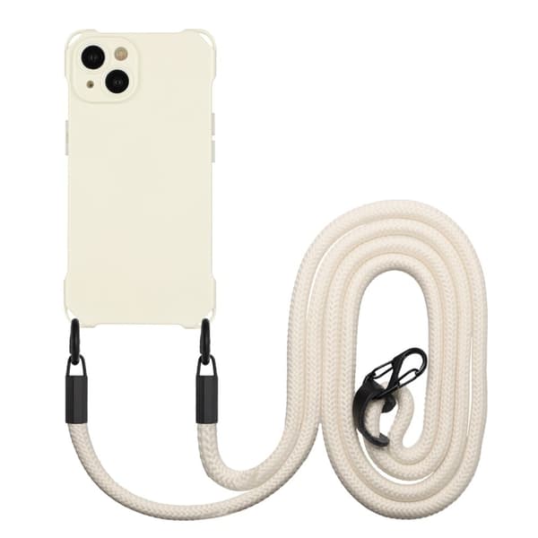 TPU-fodral till iPhone 15 Plus - Fyra Hörn Droppskydd Vit Vit