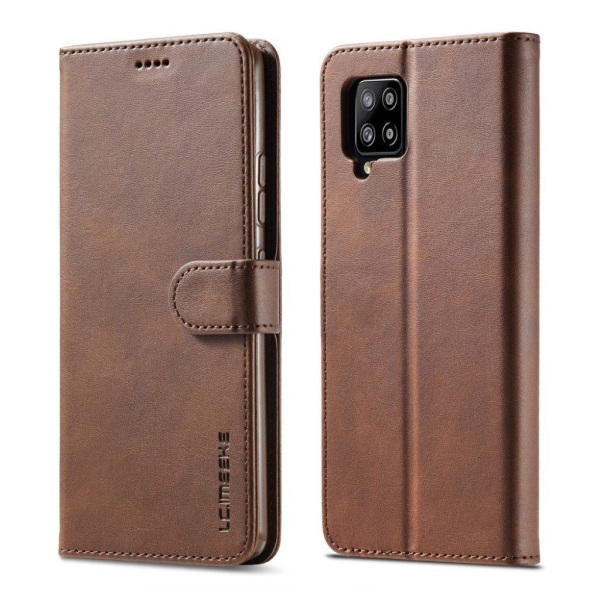 LC.IMEEKE Samsung Galaxy A42 5G flip case - Kahvi Brown