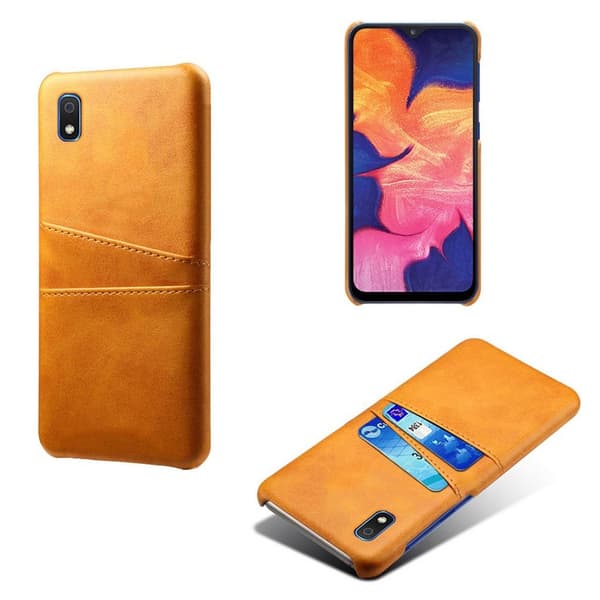Samsung Galaxy A10e skal med korthållare - Orange Orange