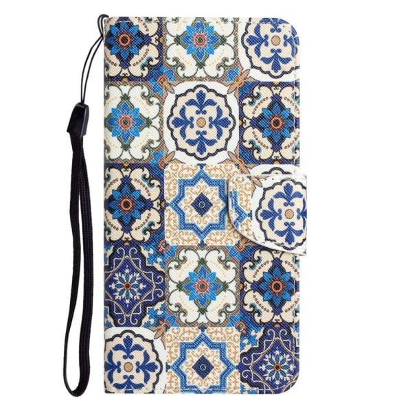 Wonderland Samsung Galaxy S22 Ultra flip etui - Retro Totem Multicolor