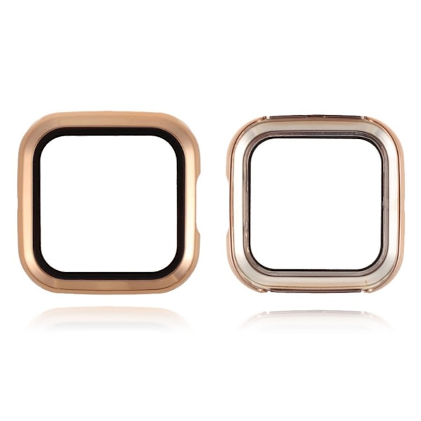 Fitbit Versa 2 shiny frame with tempered glass cover - Rose Gold Rosa
