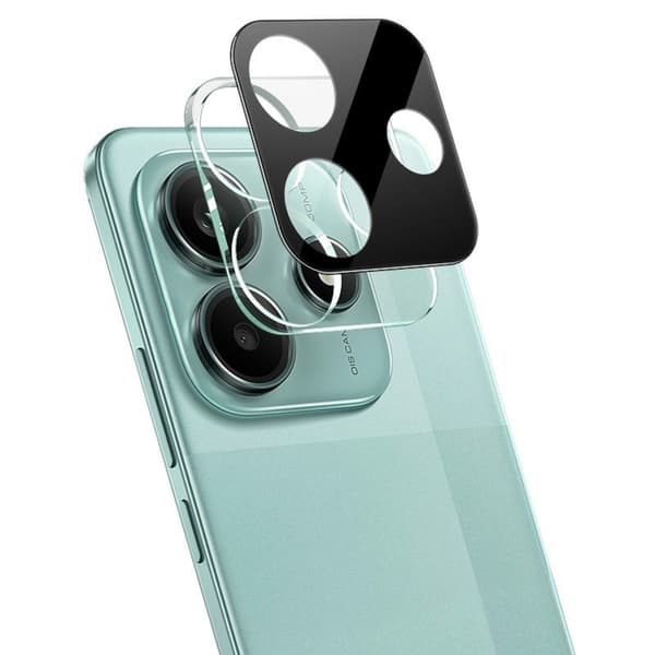 IMAK Xiaomi Redmi Note 14 5G kameraskydd i glas och akryl Transparent