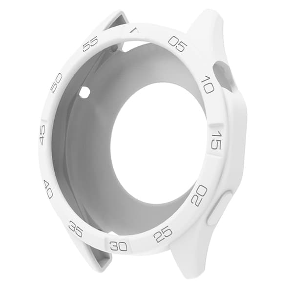 Huawei Watch GT 4 46mm suojakotelo Silikonisuojus, jossa soittokello - Valkoinen White