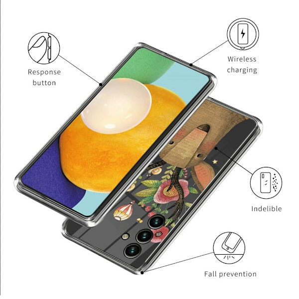 Deco Samsung Galaxy A54 Etui - Deer Brown