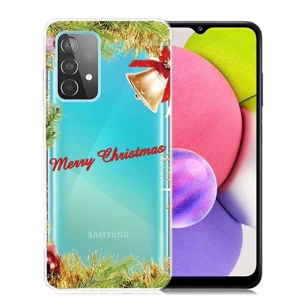 Juleveske til Samsung Galaxy A52 5G / A52 - Juleklokke Multicolor